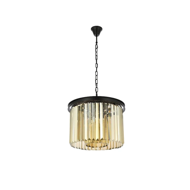 Royce Edge 6-Light Matte Black Pendant
