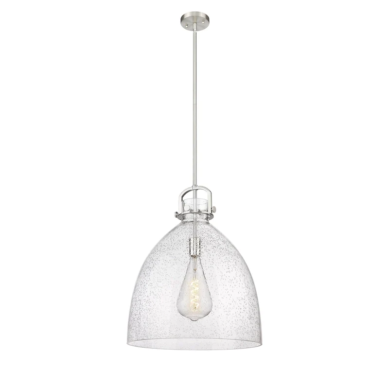 Innovations Lighting Newton Bell - 1 Light 18  Stem Hung Pendant