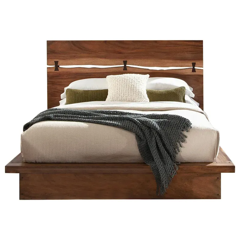 Mallory Smokey Walnut and Coffee Bean 2-piece Bedroom Set with Chest