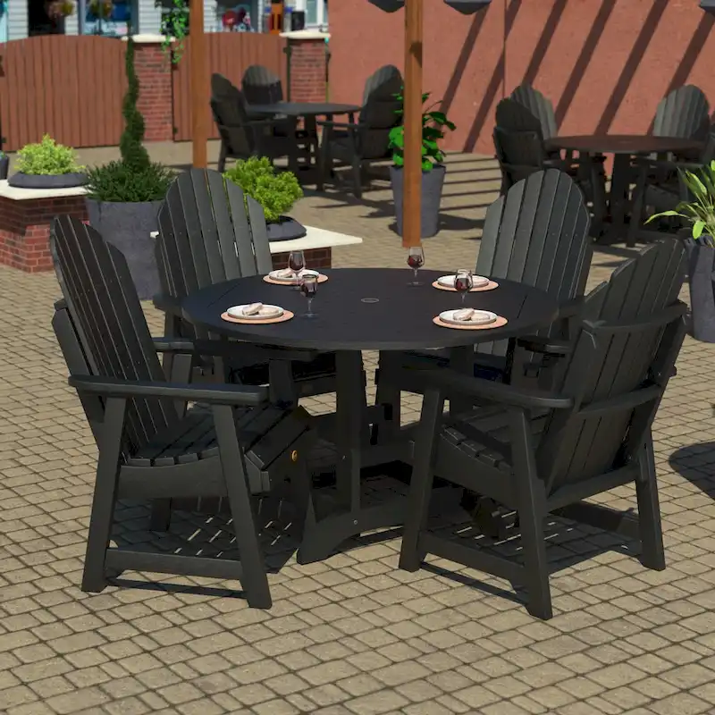 HIGHWOOD Commercial Muskoka 5-Piece Adirondack 48 Dining Set