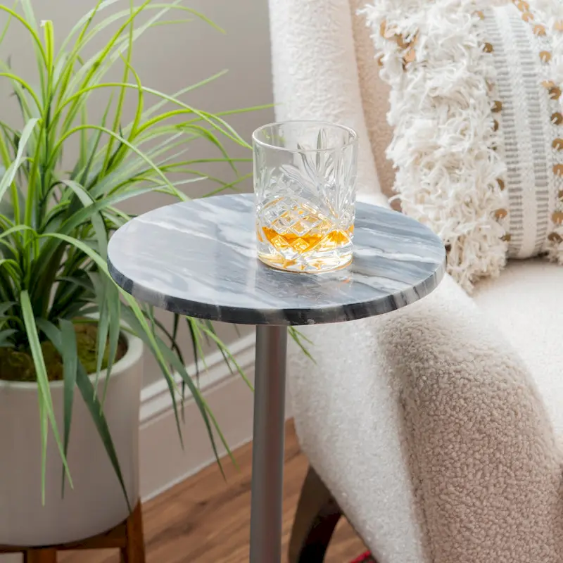 Marble Drink Table