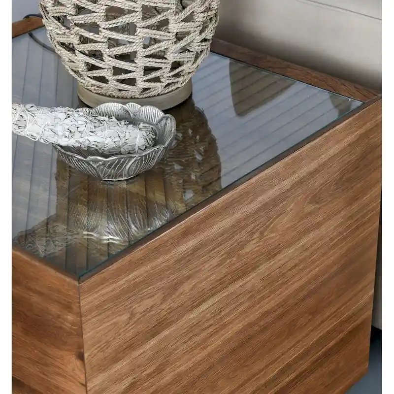 Santa Barbara 26 Brown Wood End Table