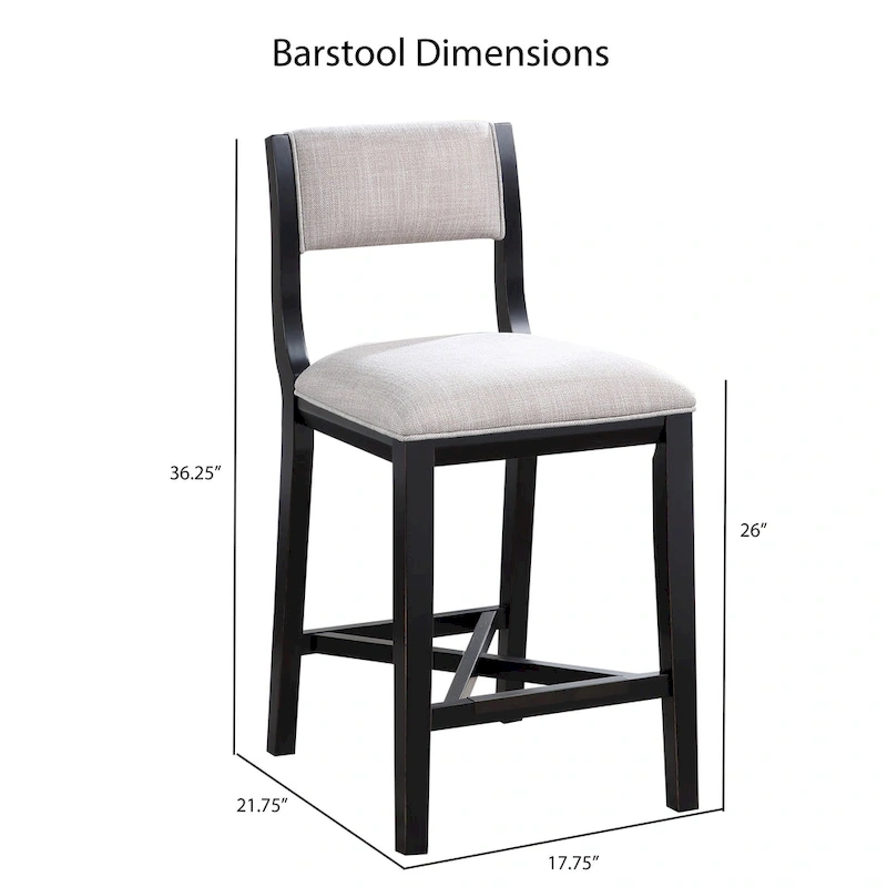 Burbank Solid Wood Counter Stool