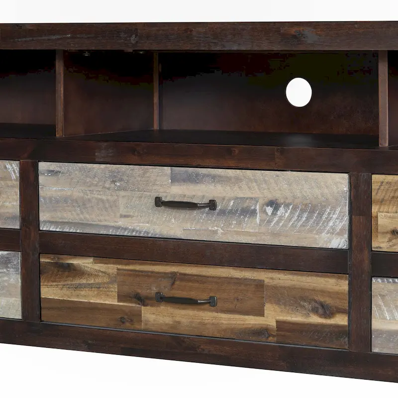 TV Stand with 6 Drawers and 3 Shelves