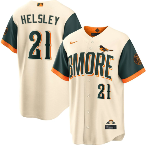 Ryan Helsley Baltimore Orioles Cream 2026 City Connect Jersey