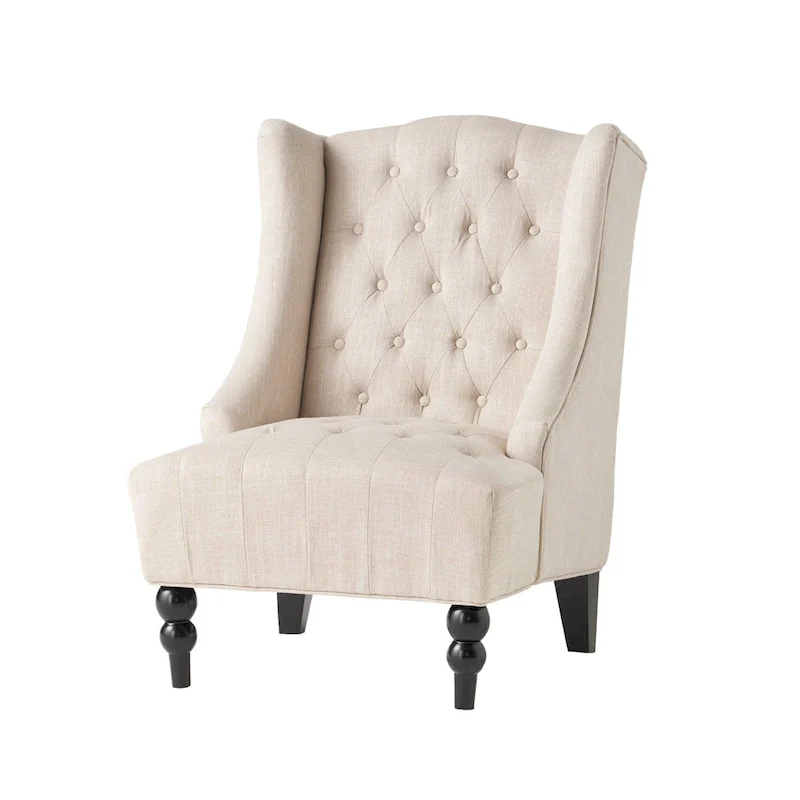 Christopher Knight Home Toddman Tufted High-Back Club Chair - 27.25  L x 33.75  W x 38.50  H