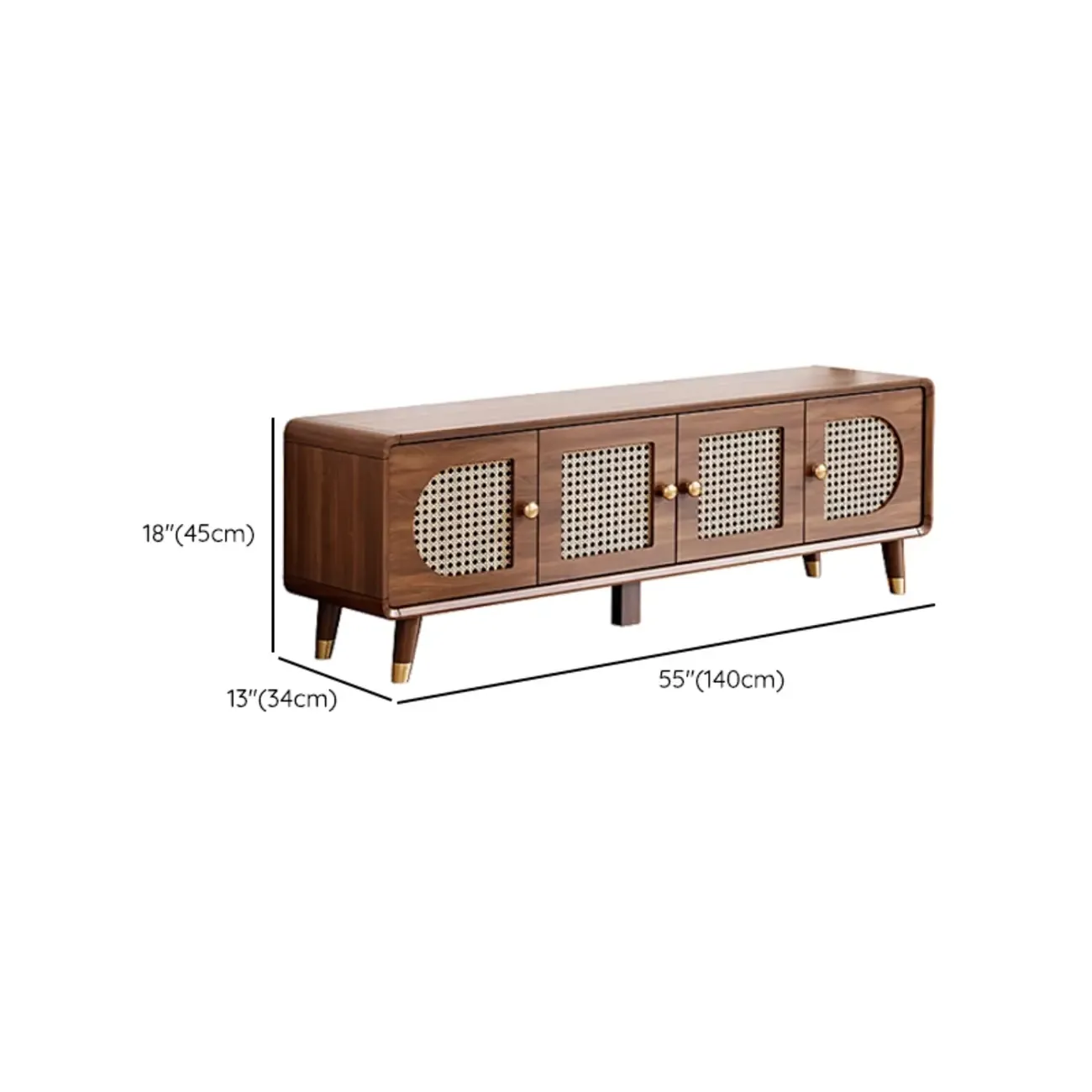 Bohemian Slim Brown Drop-Front Wood Shoe Cabinet