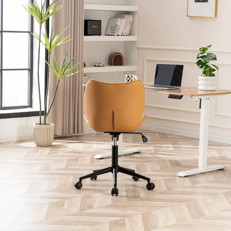 Swivel Armless Desk Chair Office Chairs Makeup Vanity Chair