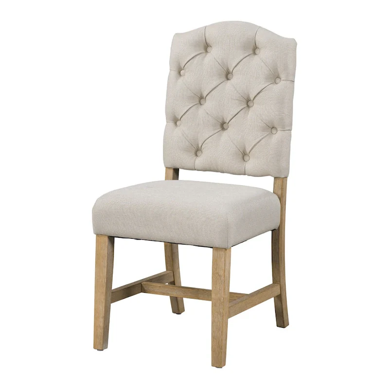 Natural Wood Wash Retro 5-Piece Wooden Dining Table Set with Extendable Round Table & 4 Chairs