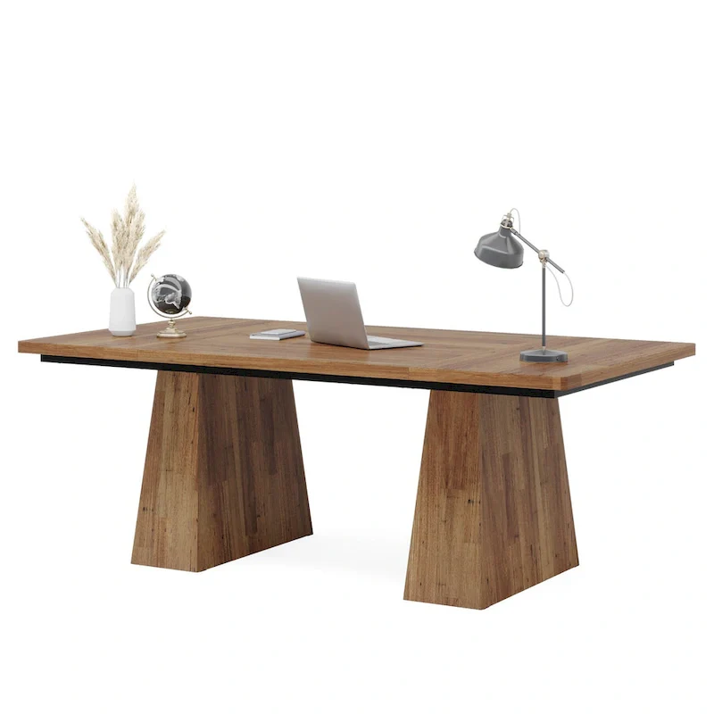 63 Inches Modern Executive Office Desk Large Computer Conference Table