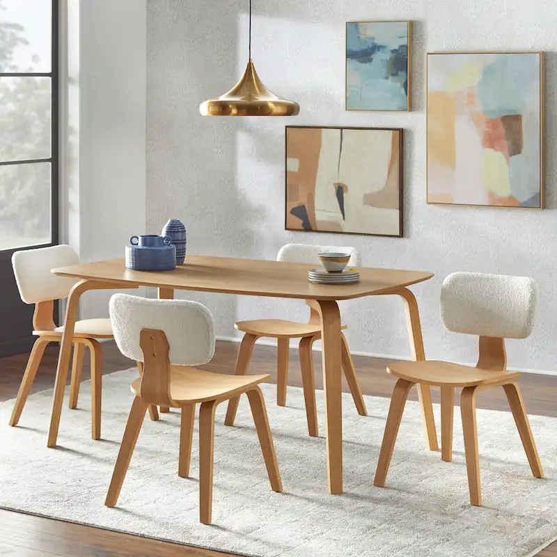 Lifestorey Sigrid Mid-Century Modern Dining Table