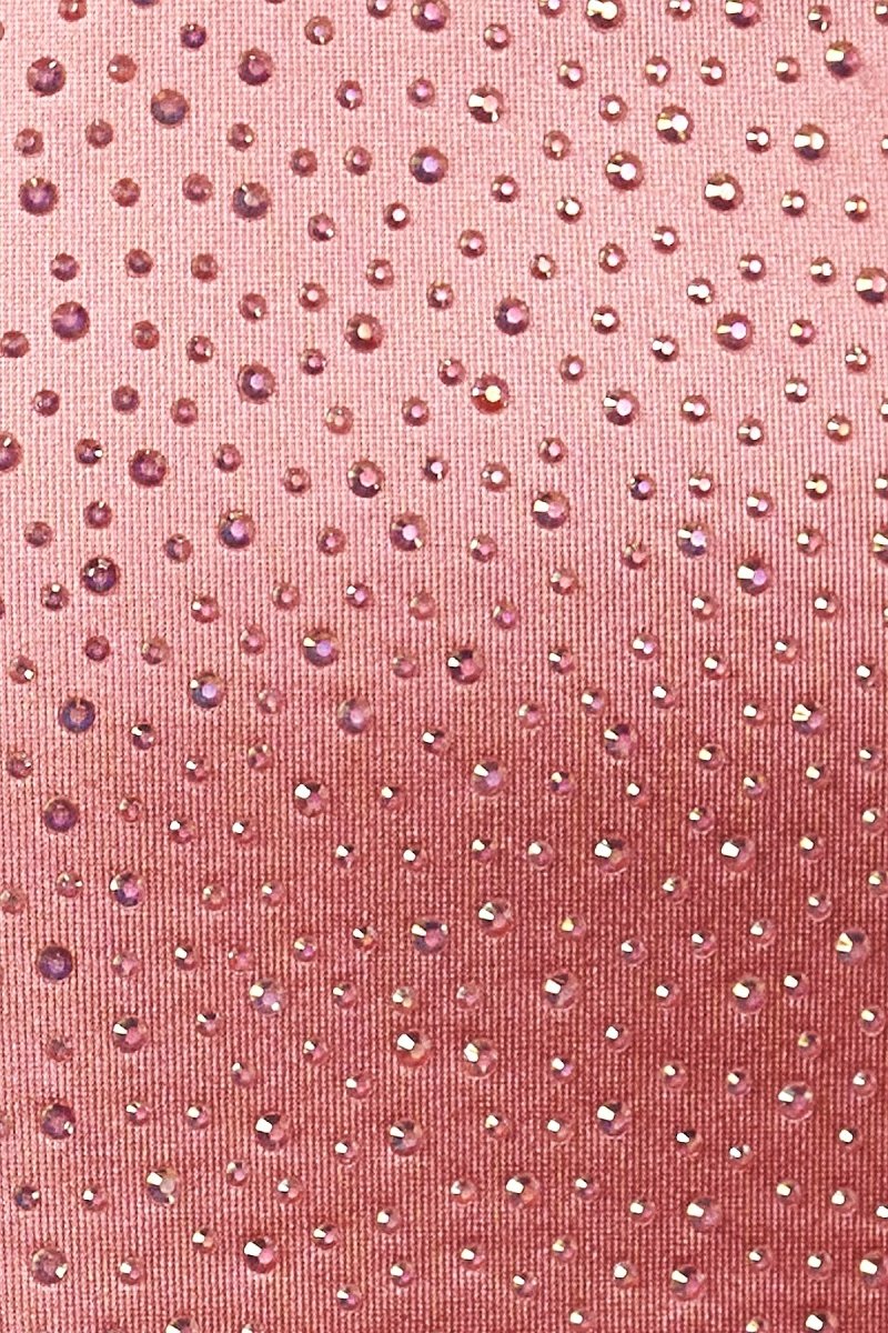 Coral-Blue Strapless Mermaid Satin Beaded Long Prom Dresses With Cutout