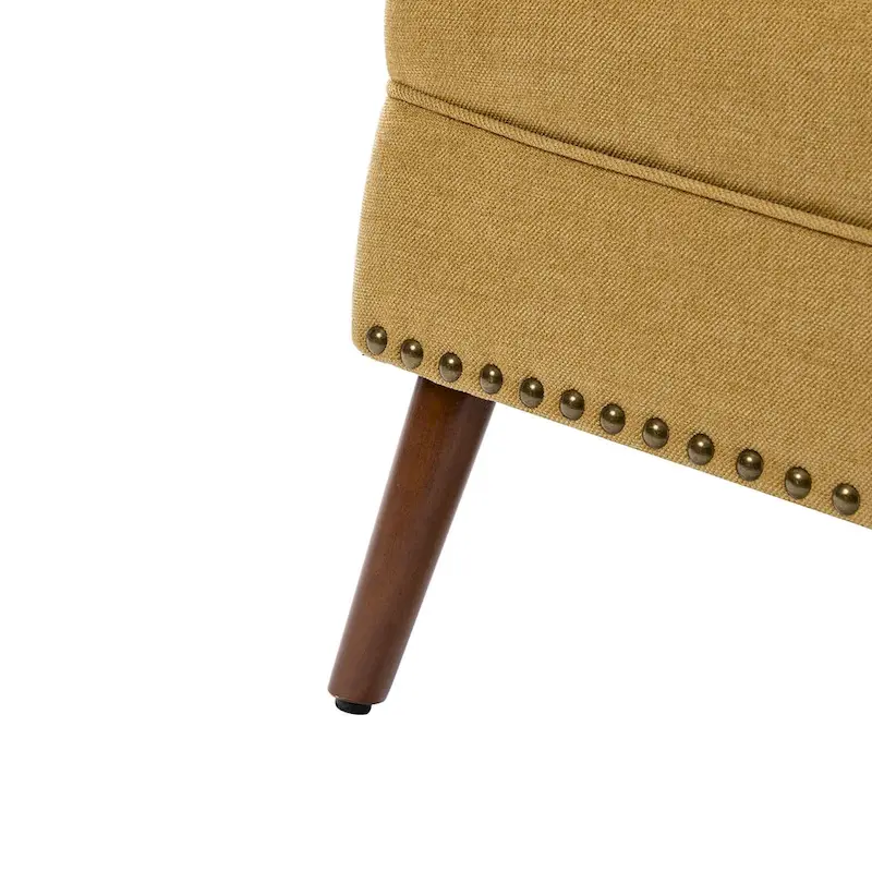 Alpheus Accent Armchair with Nailhead Trim by HULALA HOME