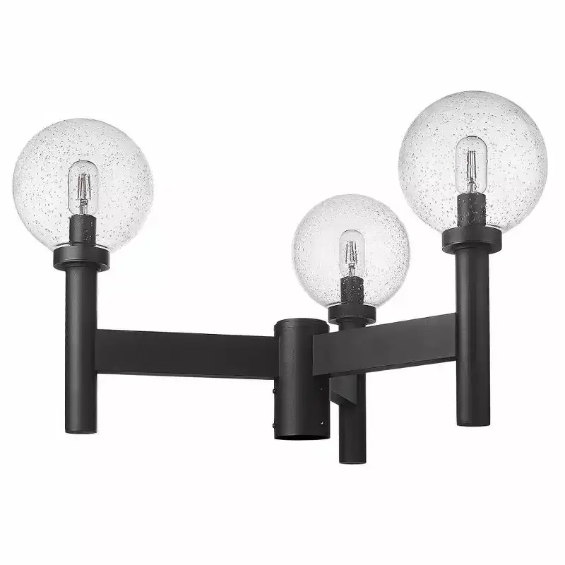 Z-Lite Laurent 3 - Light Post Light in Black