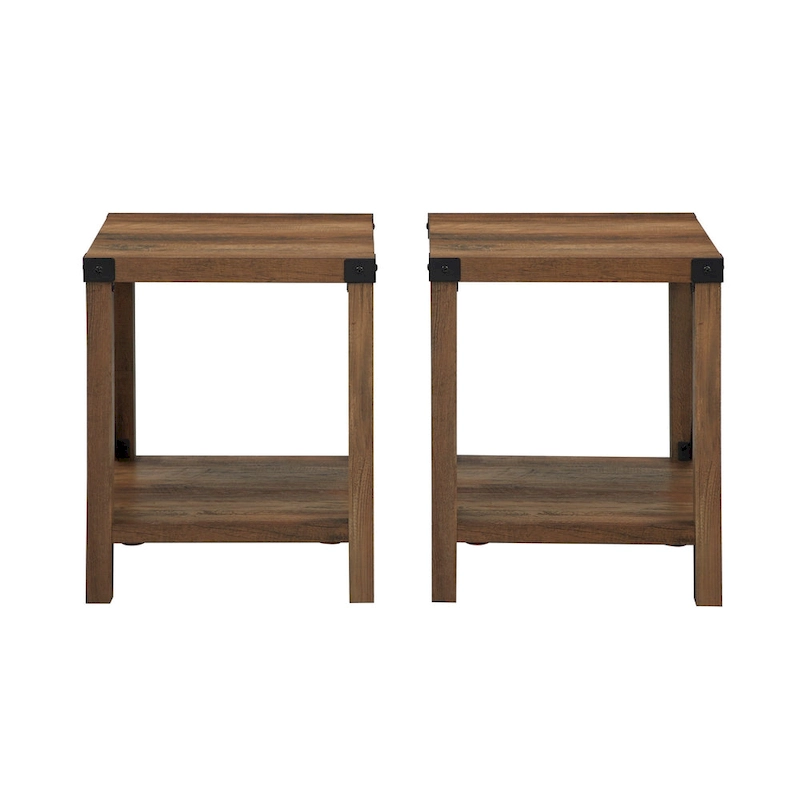 Middlebrook Kujawa 18-inch X-side Accent Table (Set of 2)