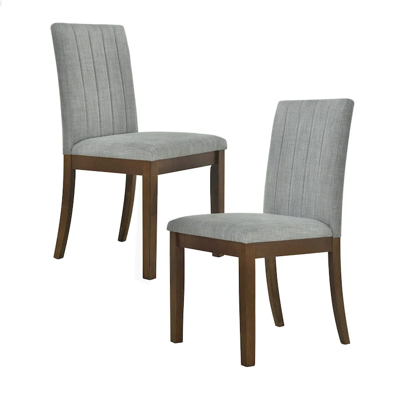 510 Design Everly Upholstered Channel-back Dining Chair Set of 2