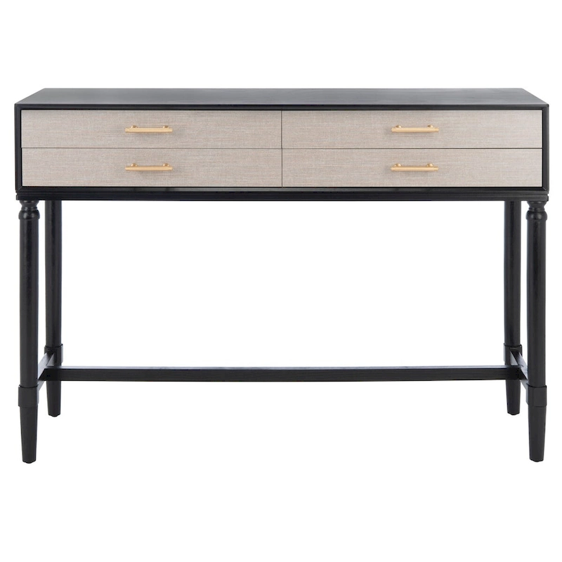 SAFAVIEH Birdella 4-Drawer Console Table - 42 W x 13 L x 29.5 H - 42Wx13Dx30H