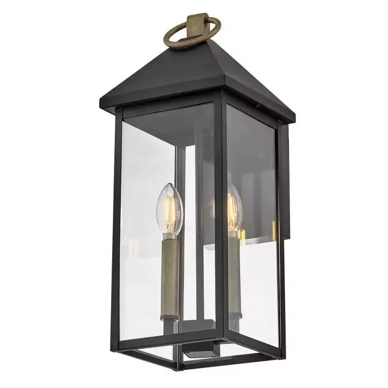 Lark Rhett 2 - Light Wall Light in Black