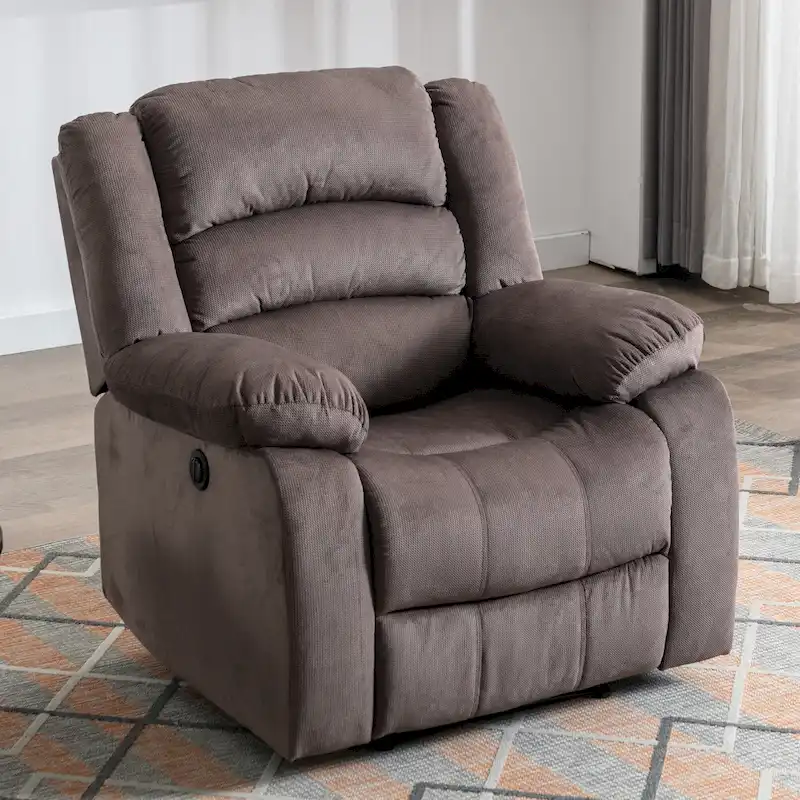 Electric Lift Recliner With Padded Arms and USB - 1 seat - 1 seat