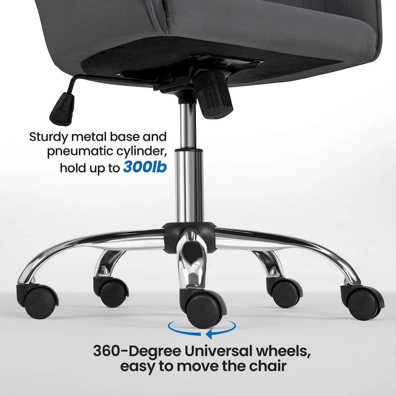 Height-Adjustable Swivel Office Chair