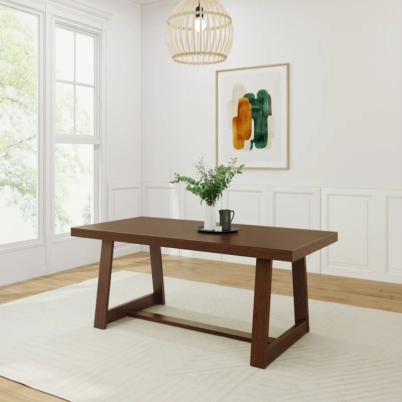 Classic Solid Wood Dining Table - 72