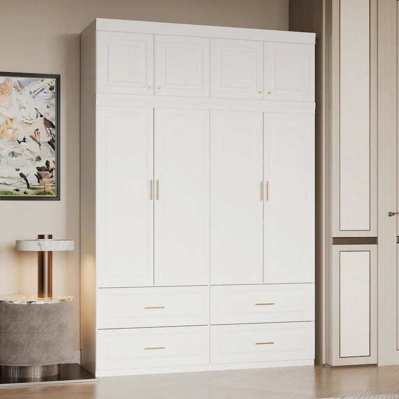 Closet Organizatin Armoires Wardrobes Hanging 4 Drawers Large Storage
