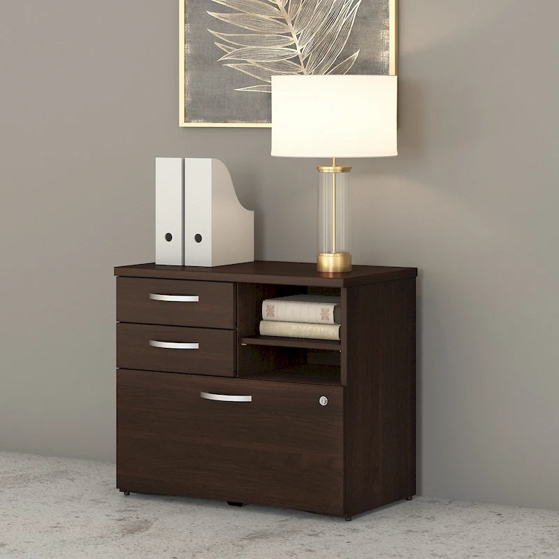 Studio C Storage Cabinet with Drawers by Bush Business Furniture