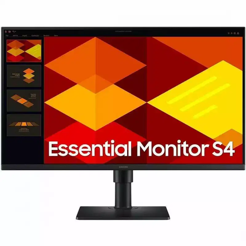 Samsung Essential S4 S27D402GAN 27 Class Full HD LCD Monitor - 16:9 - Black - 27 Viewable - In-plane Switching (IPS) Technology - 1920 x 1080