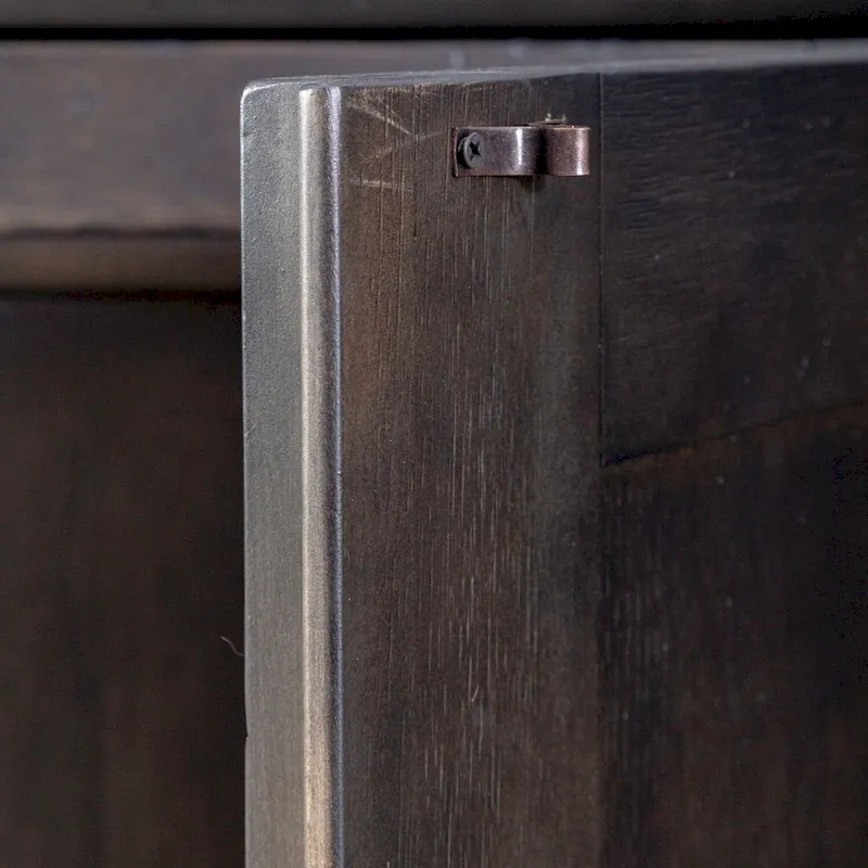 Americana Farmhouse Black Hall Buffet