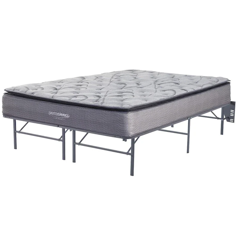 Better than a Boxspring Gray Queen Riser