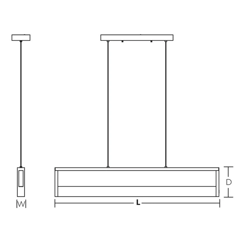 Carbon Loft Emery 1-light Black LED Pendant, White Acrylic Shade