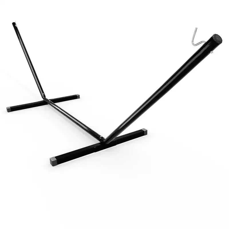 GustoWave 12 FT Universal Double Hammock Stand, 450-Pounds Capacity, Heavy-Duty Hammock Stand for Outside, Black