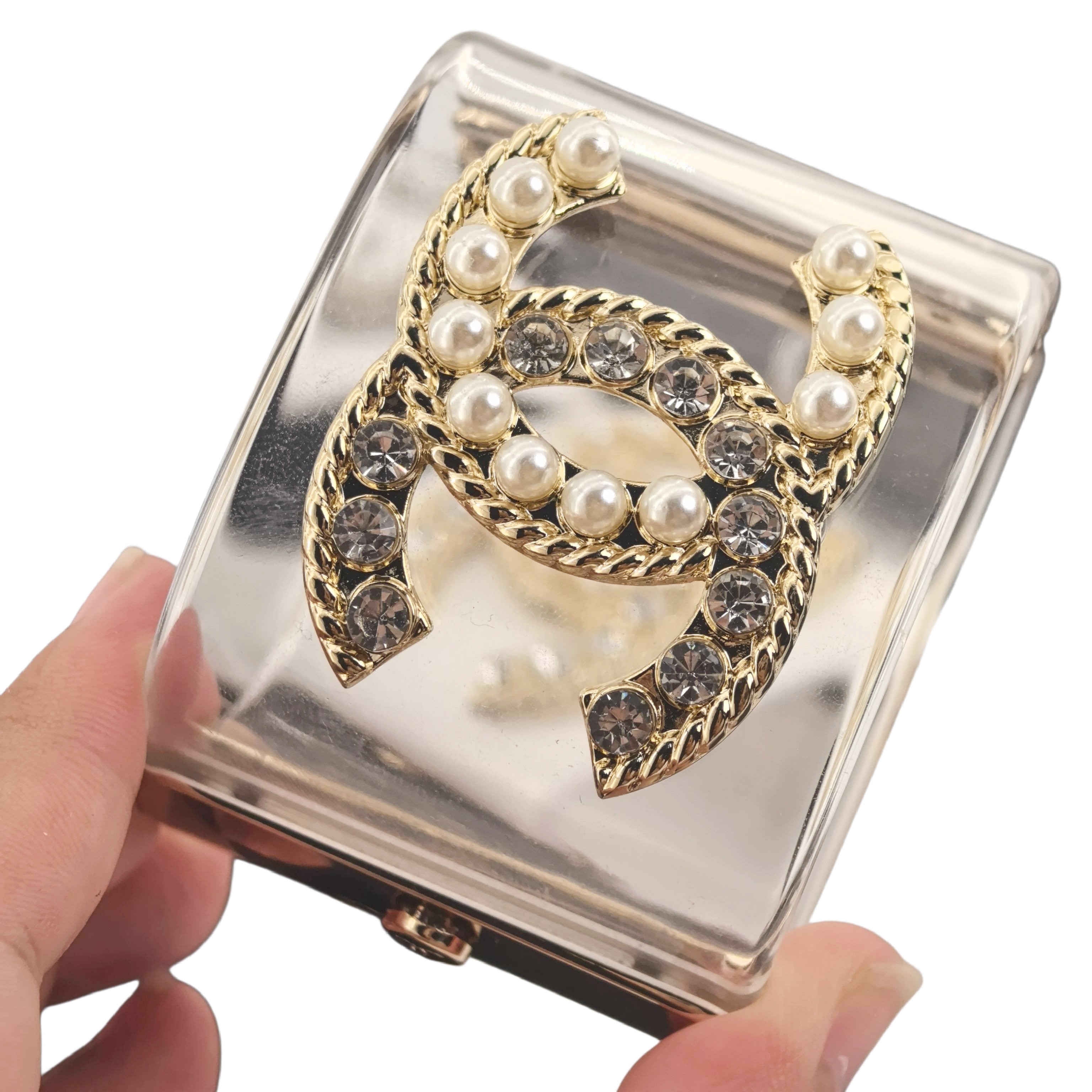 CCS010  Chanel acrylic cuff Bracelet - ccjewelryacc