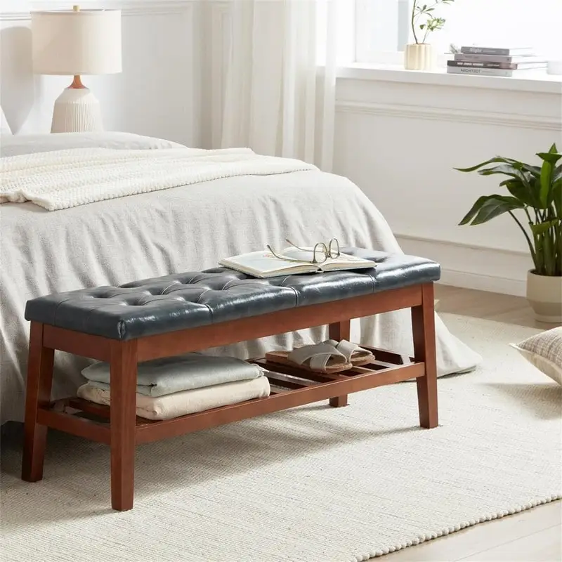 Shoe Bench Entryway - 43.3 D x 14 W x 18 H