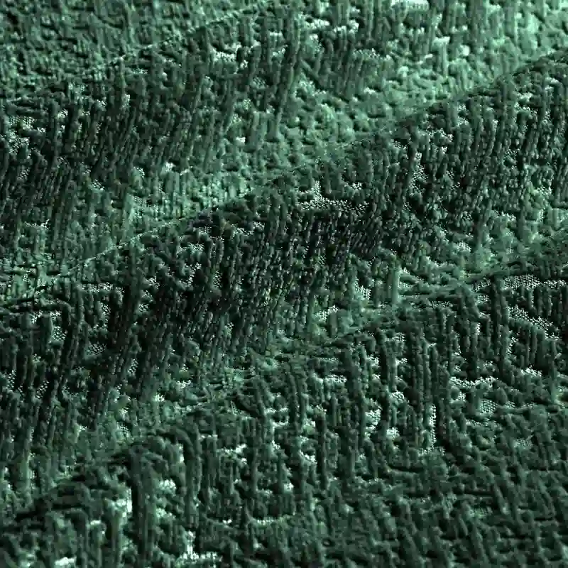 110.2 Chenille 3 Seater Upholstered Sofa, 2 Ottoman