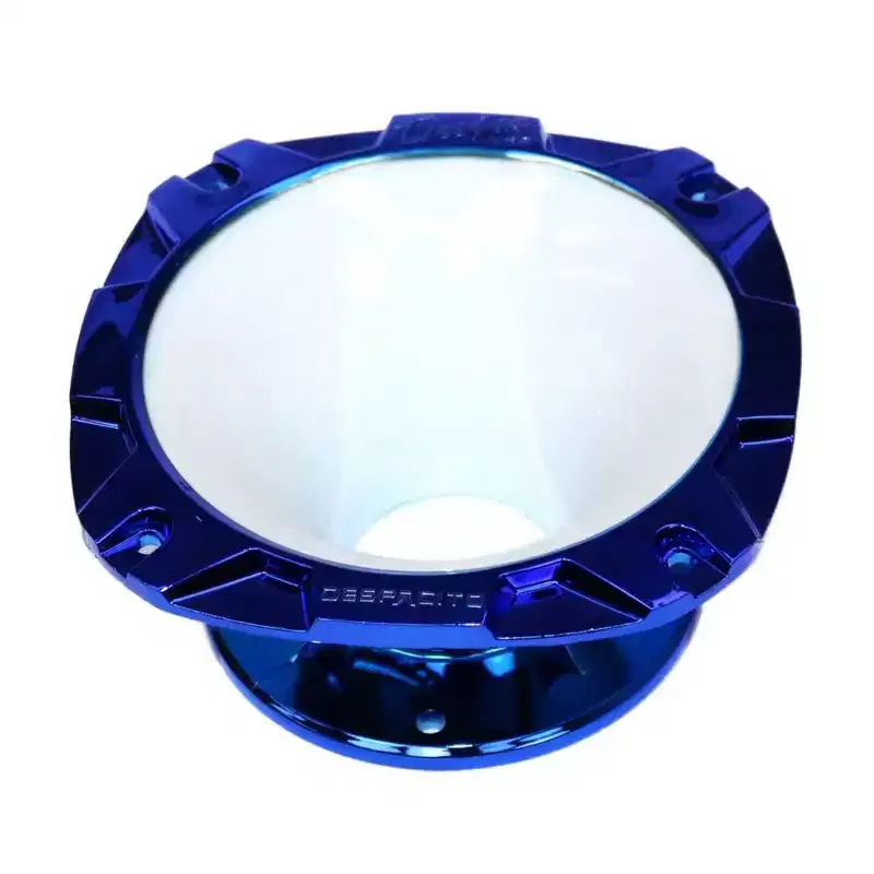 DJL SHORT 2 BOLT ON HORN WHITE BLUE