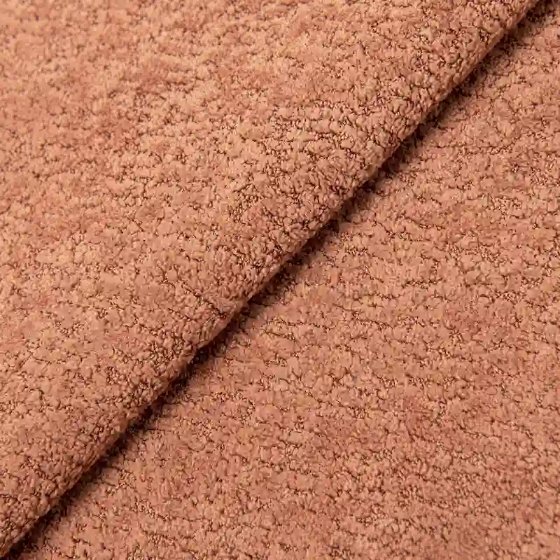 Fuji 15   Faux Sherpa Mushroom Footstool Ottoman