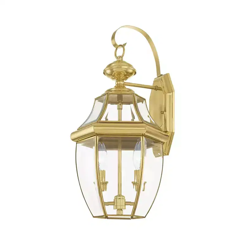 Livex Lighting Monterey 2 - Light Wall Light in Polished Brass
