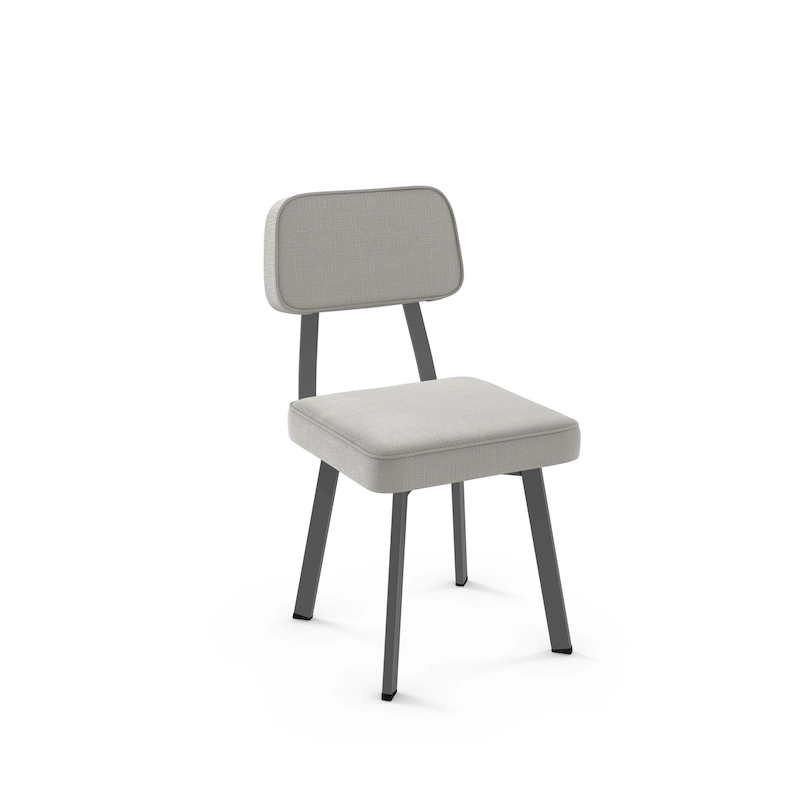 Amisco Clarkson Upholstered Dining Chair with Metal Legs
