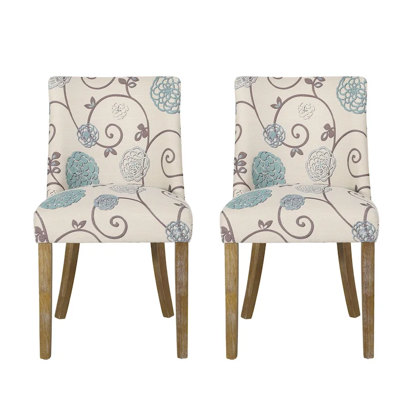 Frances Fabric Dining Chair (Set of 2) by Christopher Knight Home