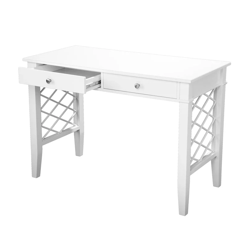 SEI Furniture Glendale White Writing Desk