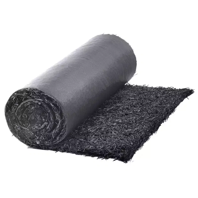 VEVOR Rubber Mulch for Landscaping, Recycled Rubber Mulch Mat 96 x 22 in, Permanent Rubber Pathway, Natural-Looking Black Mulch Garden Edging Border