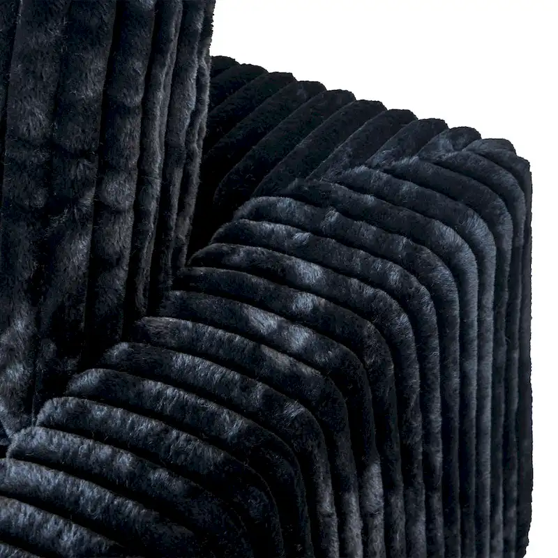 Soft Plush Modular Sectional Sofa Modern Upholstered Living Room Couch