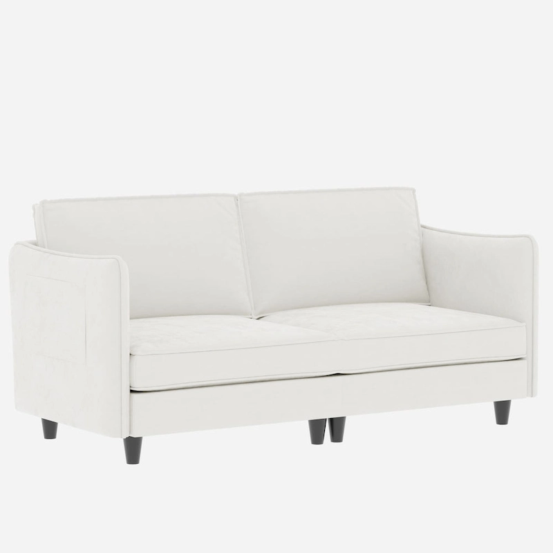 Christopher Knight Home - Hadley 74.27 Loveseat Sofa with Mid-Century Modern Design