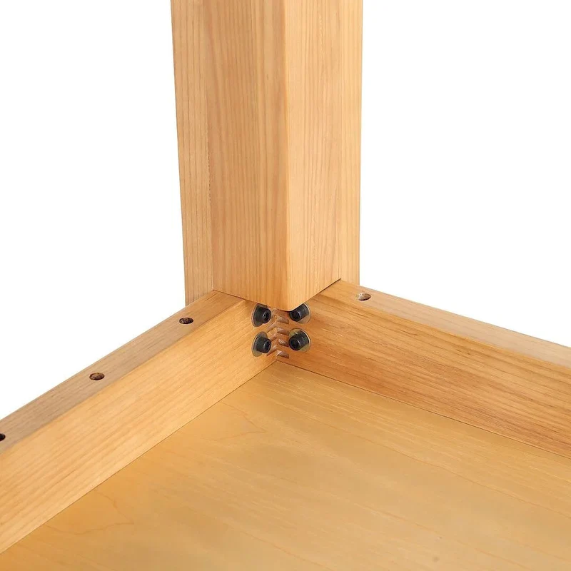 Rectangular Solid Wood Dining Table, 70.86 in., Seats 8