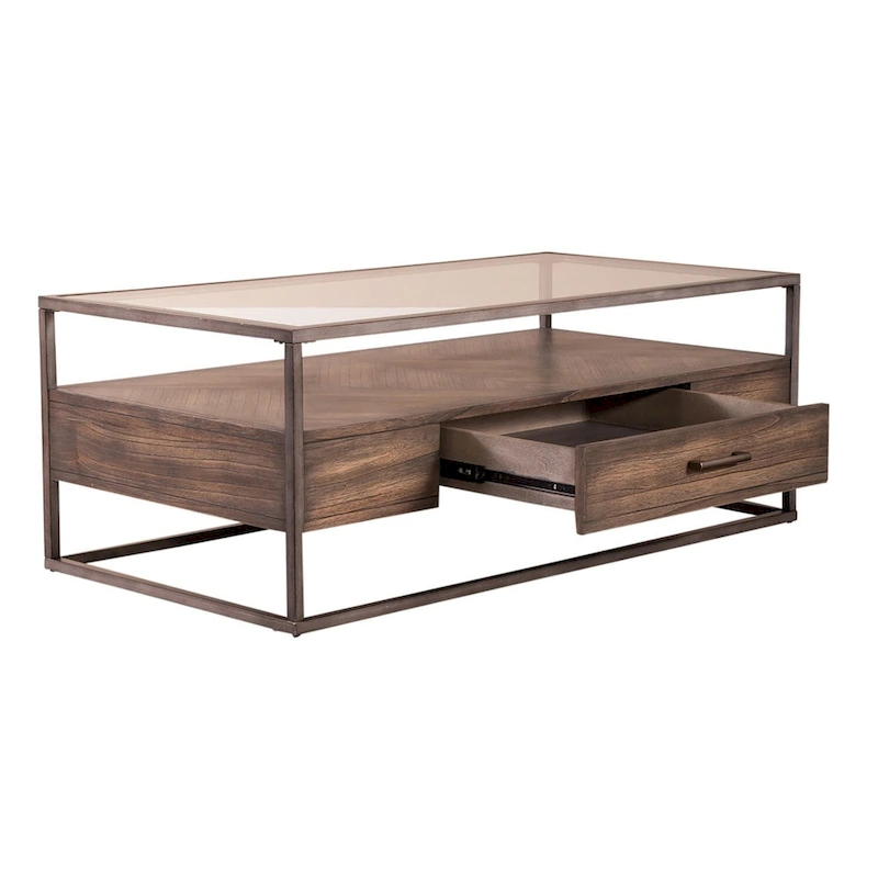 Jamestown Tobacco Rectangular Cocktail Table