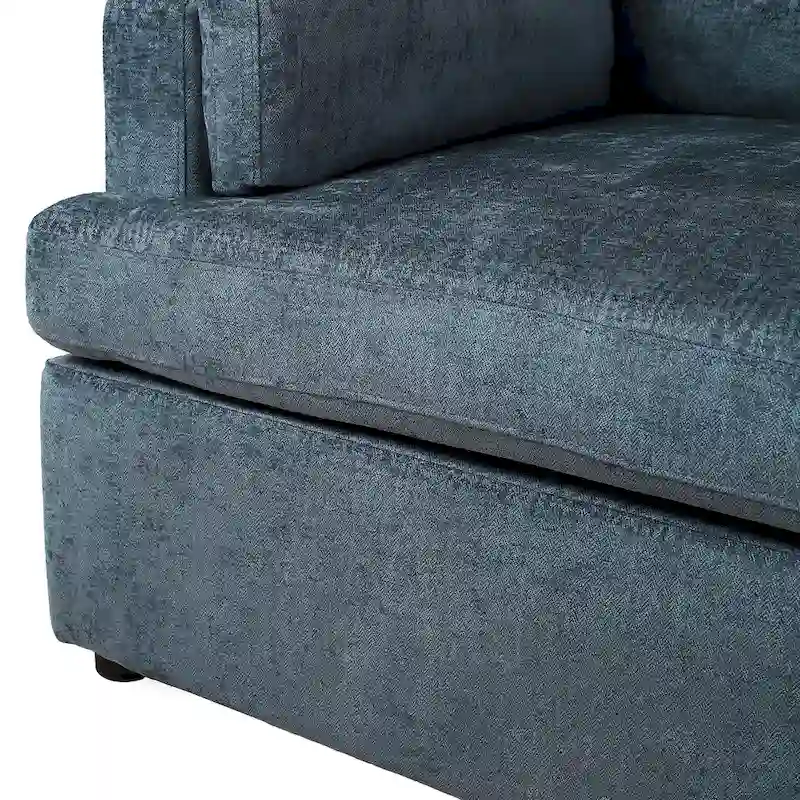 Naro Modern Fabric Accent Chair with Removable Cushion by Christopher Knight Home