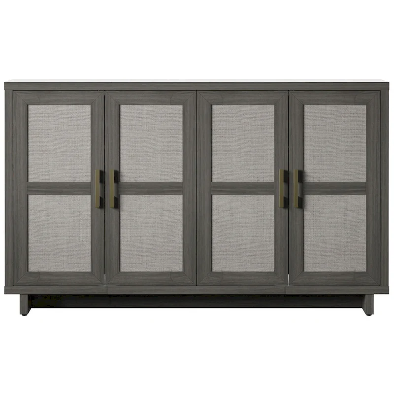 Coastal Sideboard with Linen Inspired Accents