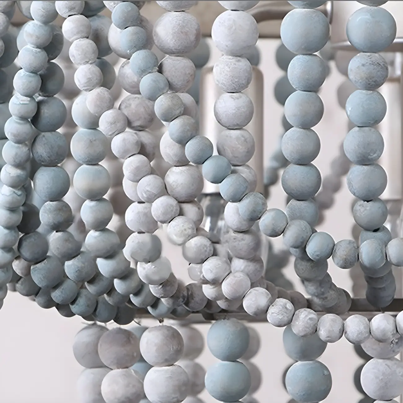 Bohemian Blue 4-Light Adjustable Hanging Chandelier