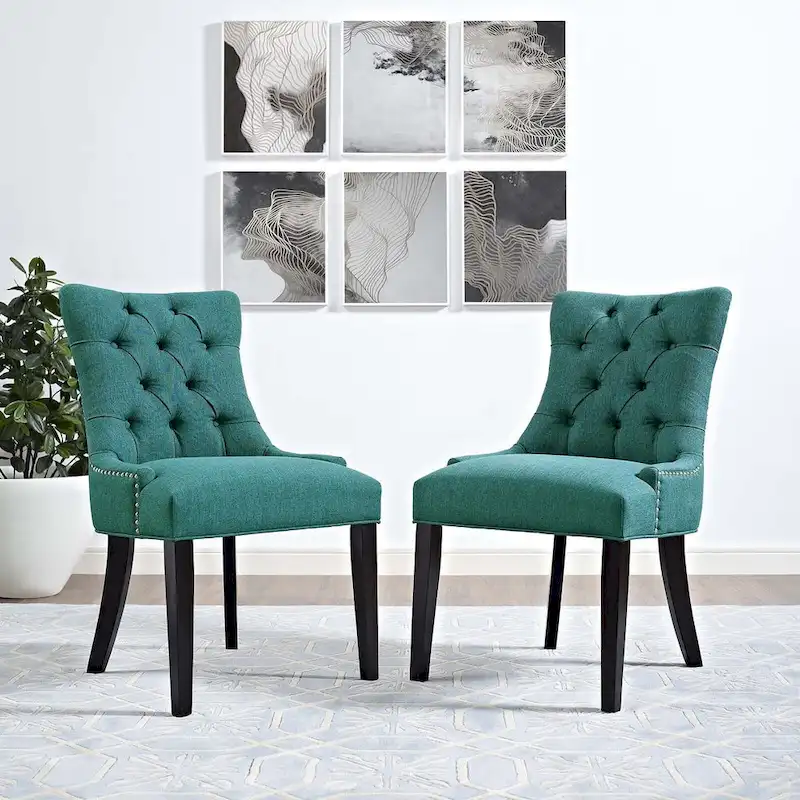Modway Regent Fabric Dining Chair (Set of 2)